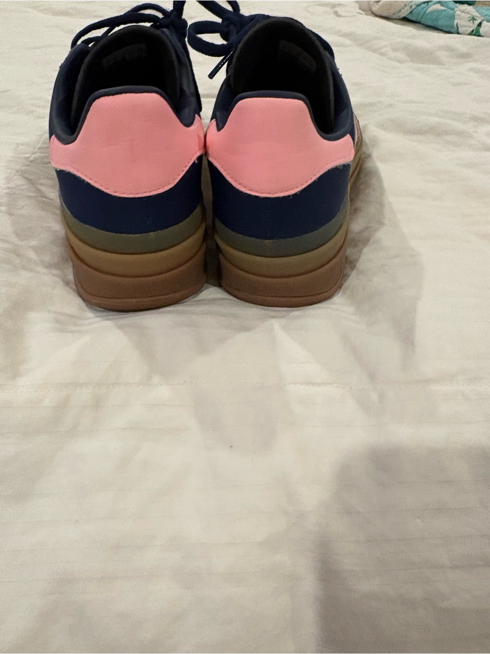 Adidas Blue and Pink Gazelle Bold Size 7 - Picture 4 of 5
